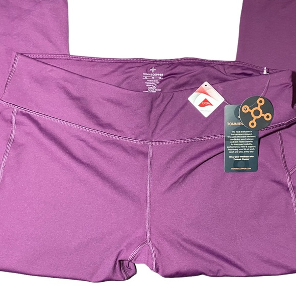 Tommie Copper Leggings Womens XL Amethyst Compression Pants NWT - Picture 8 of 8